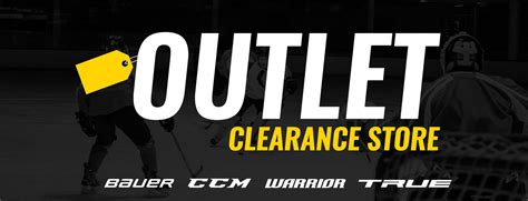 hockey clearance warehouse.